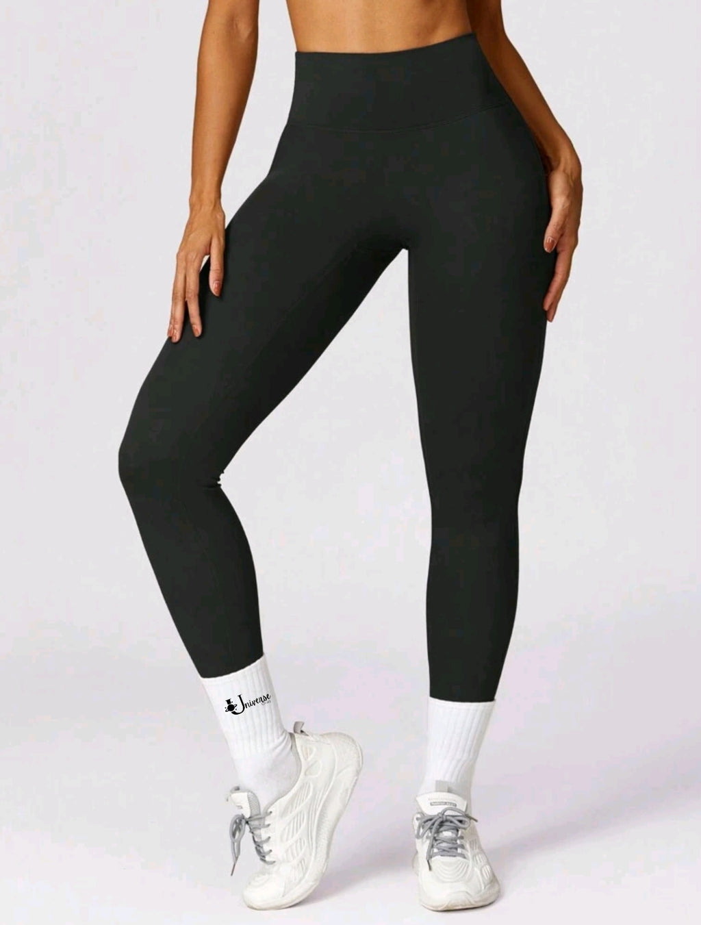 Leggings Deportivos Negro Sin Push up