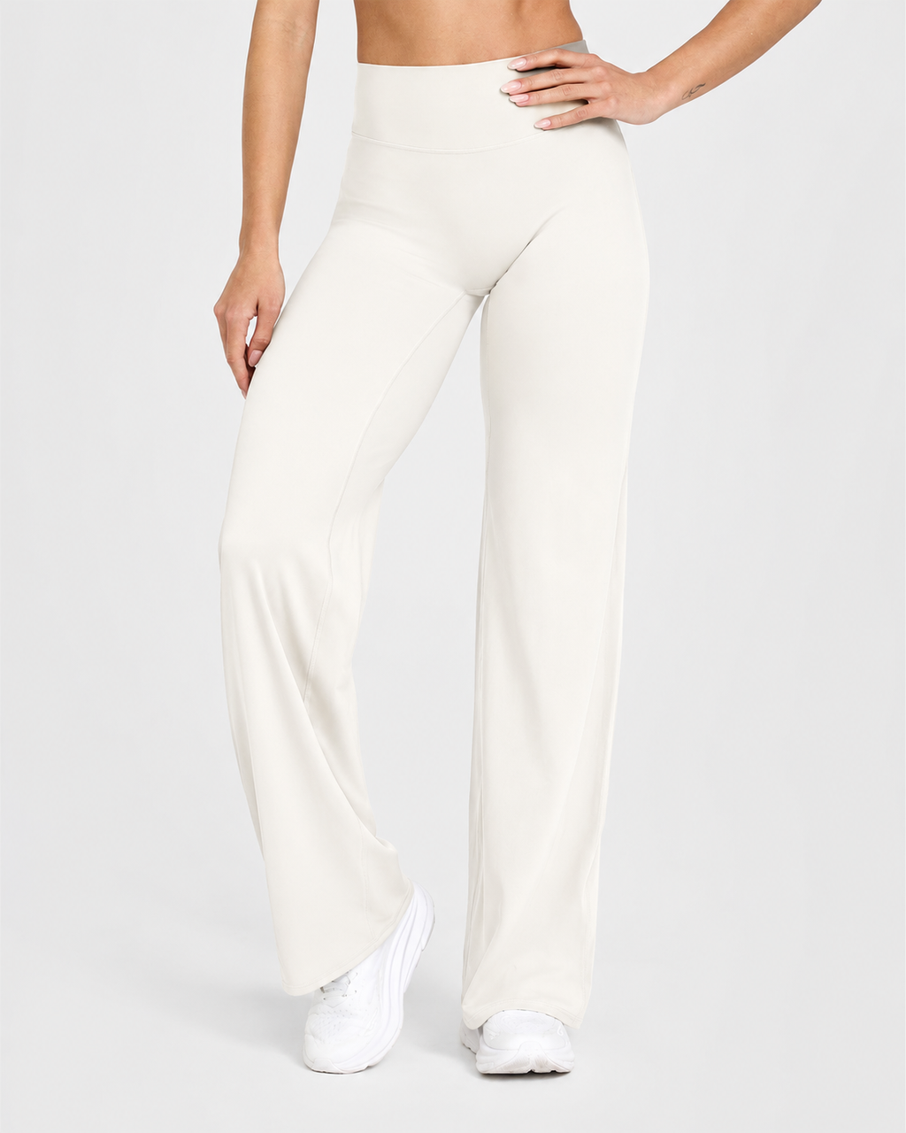 Eclipse Wide Leg Pants - Cream