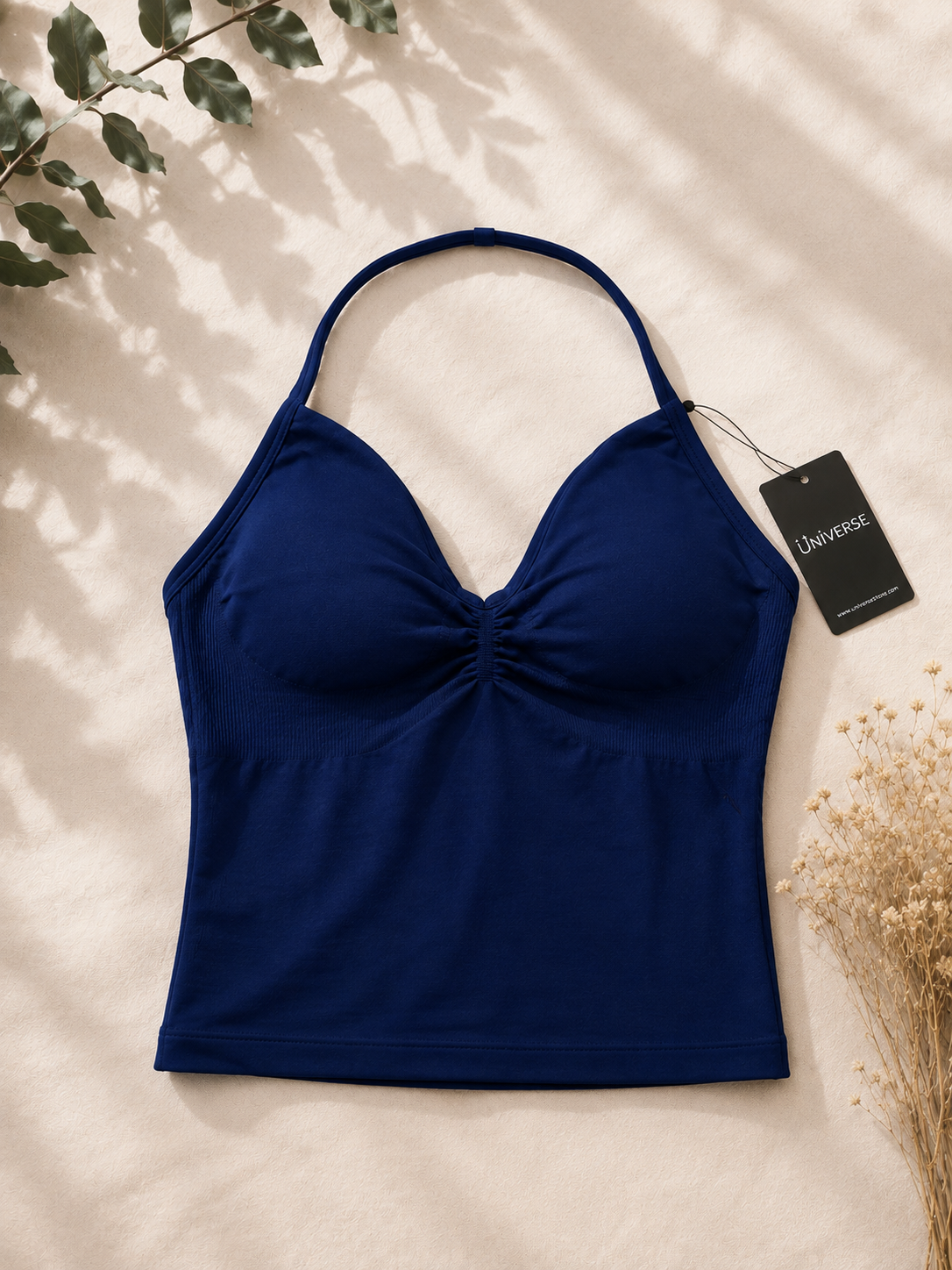 Impact Longline Strappy Top- Ink