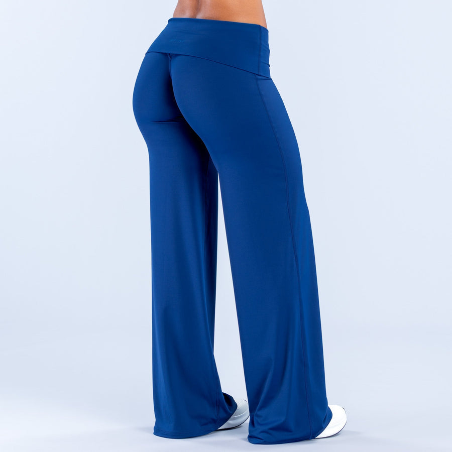 Eclipse Wide Leg Pants  (pletina pegable)- Sapphire