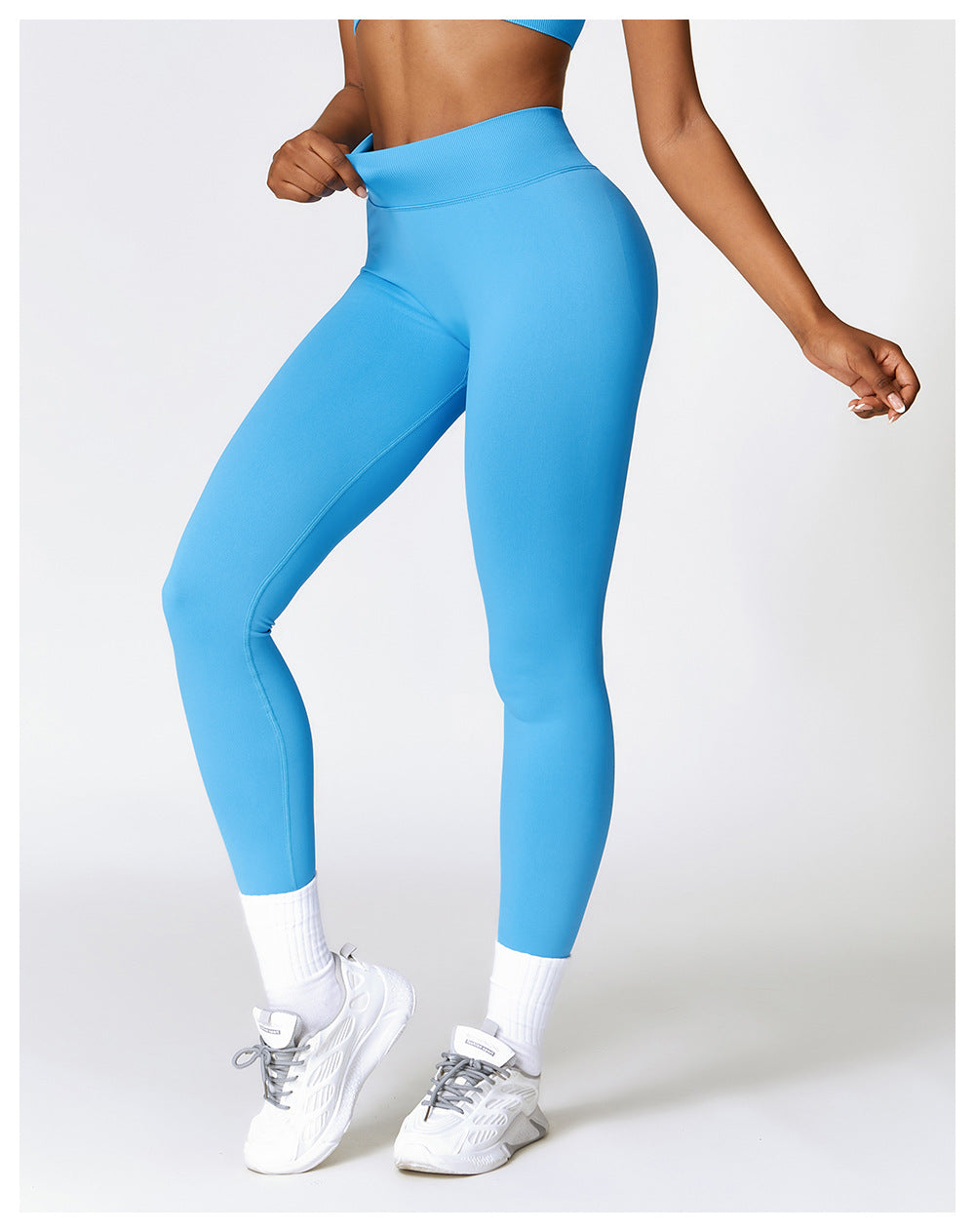 V-Cut Leggings Stellar Sky Blue