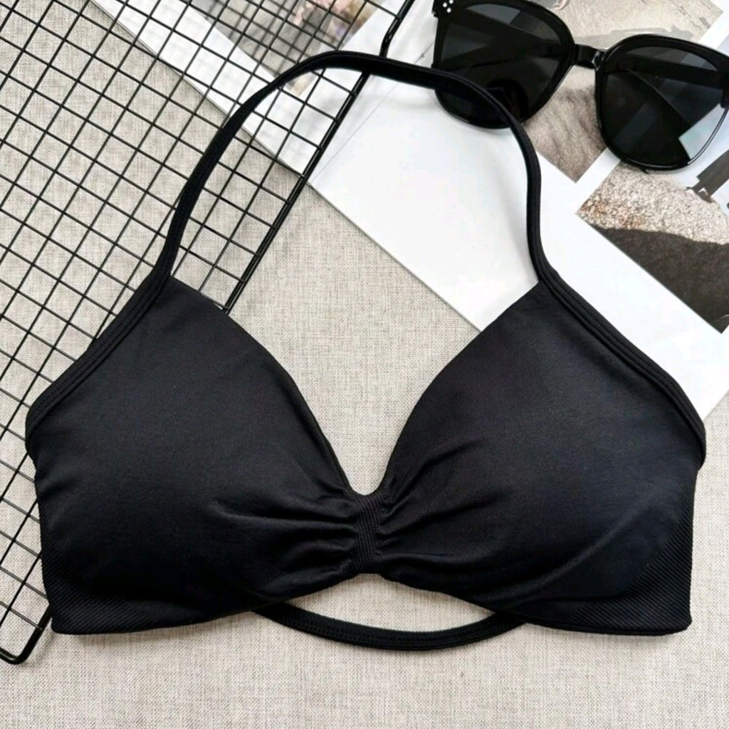Impact Strappy Top Midnight Black