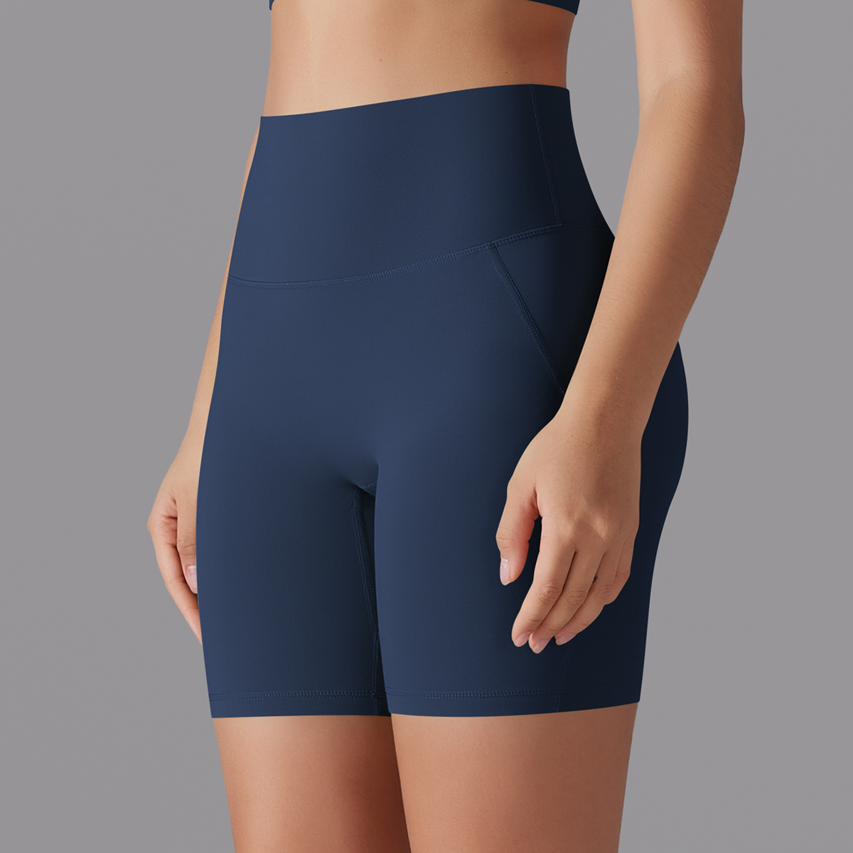 Short Navy Blue (Sin Scrunch)