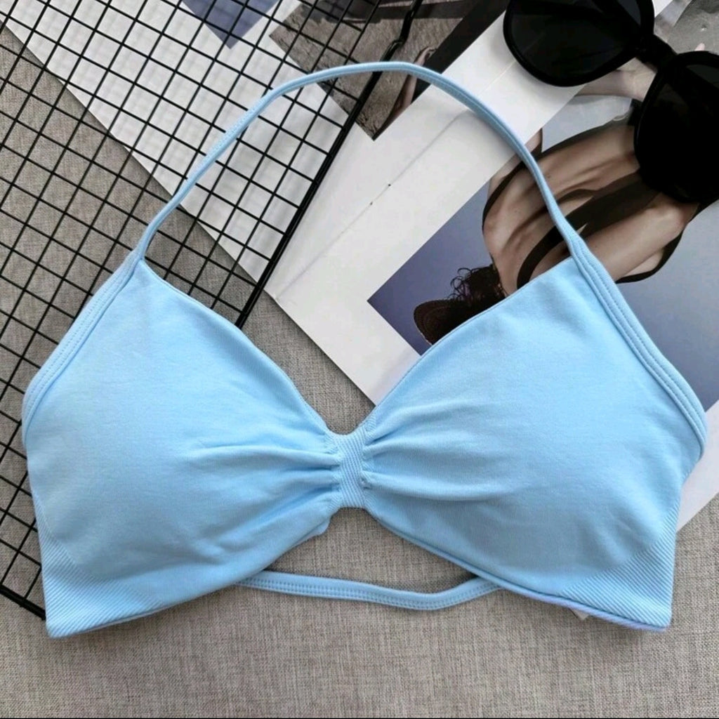 Impact Strappy Top Sky