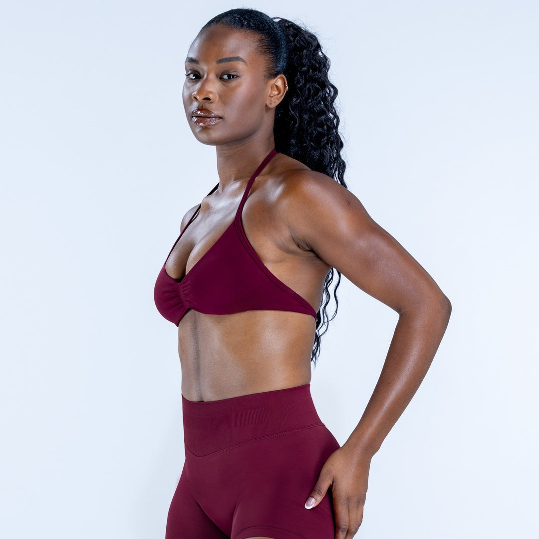 Impact Strappy Top - Cherry